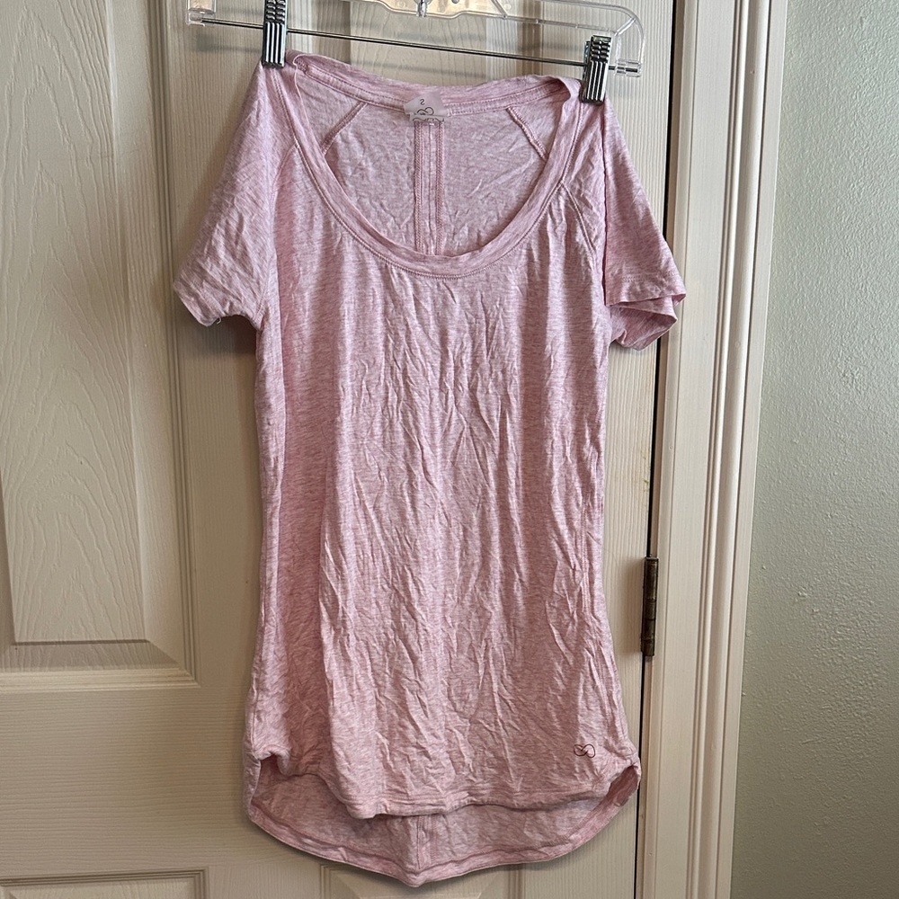 CALIA by Carrie Underwood Light Pink Short Sleeve Tee